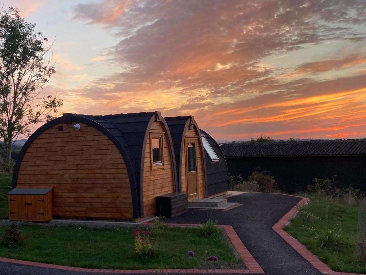 ホテル Hedgehog Glamping Pod School House Farm Leighton  エクステリア 写真