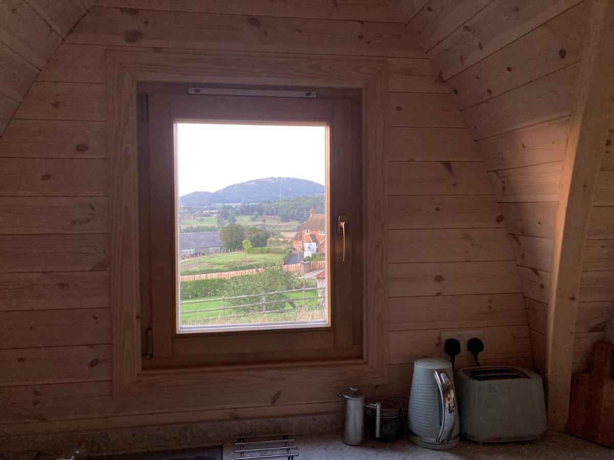 ホテル Hedgehog Glamping Pod School House Farm Leighton  エクステリア 写真